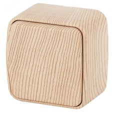 3-101-11 Intro Выключатель, 10А-250В, IP20, ОУ, Polo, сосна (18/360/4320)