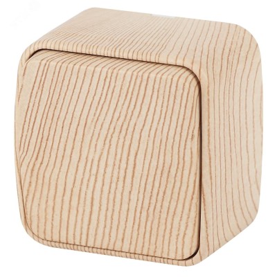 3-101-11 Intro Выключатель, 10А-250В, IP20, ОУ, Polo, сосна (18/360/4320)