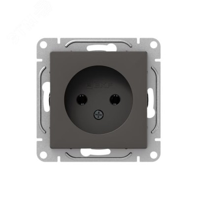 Механизм розетки  16А  без заземления  без шторок  мокко Эпика EKF