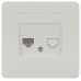 Розетка Intro Style 7-303-01 информационная RJ45, СУ, белый