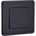 Выключатель 1-клавишный проходной 10АХ IP44 безвинтовое крепление антрацит INSPIRIA