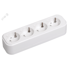 Розетка переносная разб. К04 4 места CLASSIC IEK