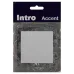 Кнопка Intro Accent 6-109-01 10А-250В, IP20, СУ, AL/CU, белый