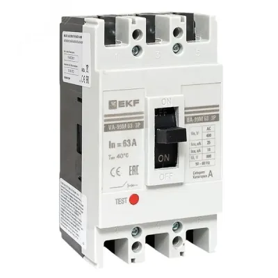 Автоматический выключатель ВА-99М 63/63А 3P 25кА EKF