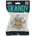 SKANDY Аудиорозетка 4-местная SK-A01S серебряный IEK