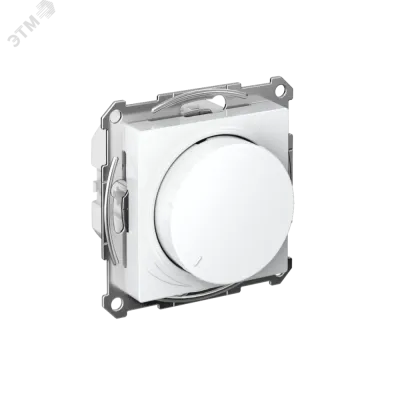 ATLASDESIGN СВЕТОРЕГУЛЯТОР (диммер) повор-нажим, LED, RC, 400Вт, мех., БЕЛЫЙ