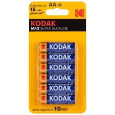 Батарейка LR6 4+2BL MAX SUPER Alkaline
