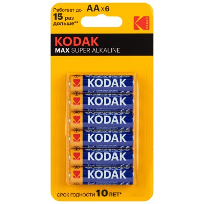 Батарейка LR6 4+2BL MAX SUPER Alkaline