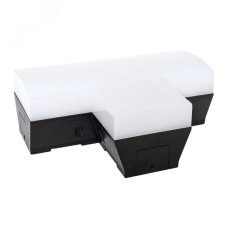 Коннектор фигурный для светодиодных линейных светильников ДБО-T черный 10 Вт 6500К IP20 LUMA