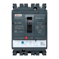 Автоматический выключатель ВА-99C 100/63А 3P 36кА EKF