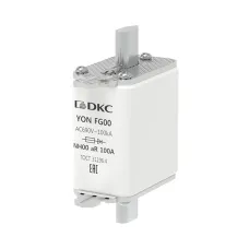 Предохранитель YON ножевого типа FG00 100А 690V характеристика arya
