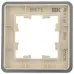BRITE Рамка 1 пост РУ-1-2-Бр стекло песчаный RE IEK