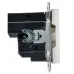 BRITE Розетка с заземлением с защитными шторками 16А с USB A+A 2,1А РЮш10-1-БрБ белый