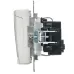 BRITE Розетка с заземлением с защитными шторками и крышкой 16А IP20 РСбш10-3-БрБ белый