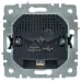 BRITE Розетка с заземлением с защитными шторками 16А с USB A+A 2,1А РЮш10-1-БрБ белый
