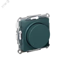 ATLASDESIGN СВЕТОРЕГУЛЯТОР (диммер) повор-нажим, LED, RC, 400Вт, мех., ИЗУМРУД