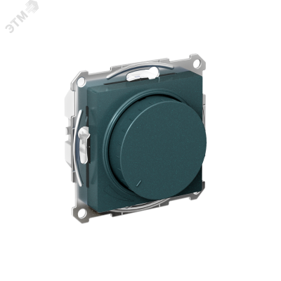 ATLASDESIGN СВЕТОРЕГУЛЯТОР (диммер) повор-нажим, LED, RC, 400Вт, мех., ИЗУМРУД