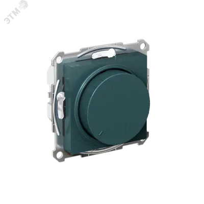ATLASDESIGN СВЕТОРЕГУЛЯТОР (диммер) повор-нажим, LED, RC, 400Вт, мех., ИЗУМРУД