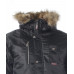 Куртка утеплённая мужская АЛЯСКА короткая цв. чёрный 52-54 104-108/182-188