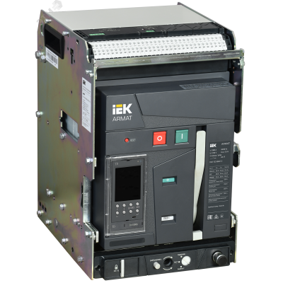 Выключатель автоматический воздушный выдвижного исполнения 3P типоразмер A 55кА 1000А расцепитель TD с комплектом аксессуаров 220В