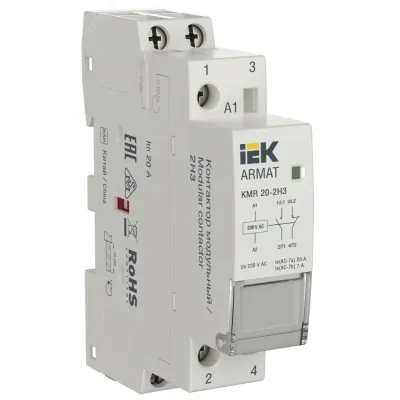 Контактор модульный KMR 20А 230В AC 2НЗ