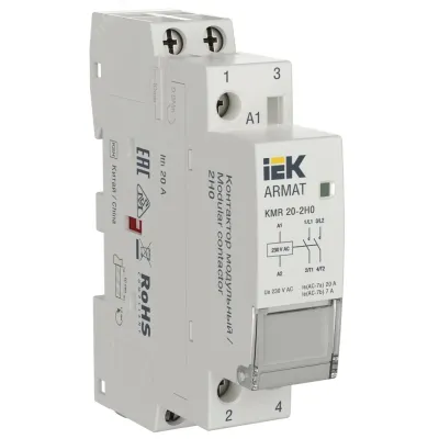 Контактор модульный KMR 20А 230В AC 2НО