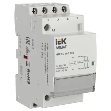 Контактор модульный KMR 25А 230В AC 1НО 3НЗ