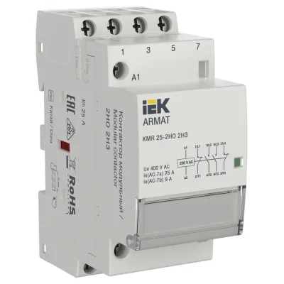 Контактор модульный KMR 25А 230В AC 2НО 2НЗ