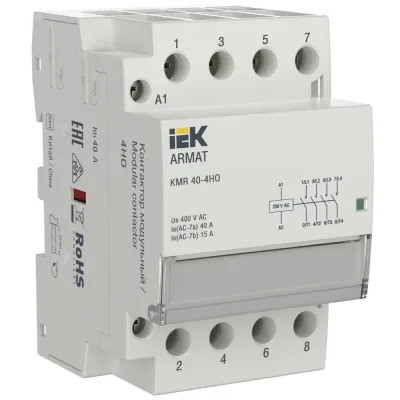 Контактор модульный KMR 40А 230В AC 4НО