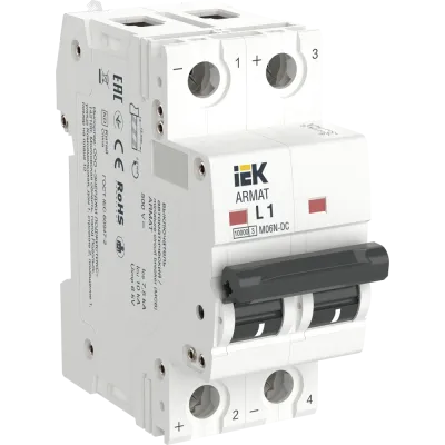 ARMAT Авт. выкл. M06N-DC 2P L 1А IEK