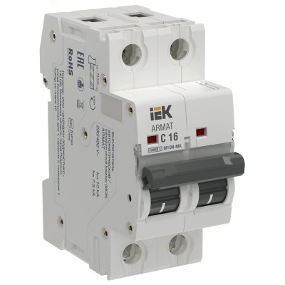 Выключатель автоматический без теплового расцепителя M10N-MA 2P C 16А