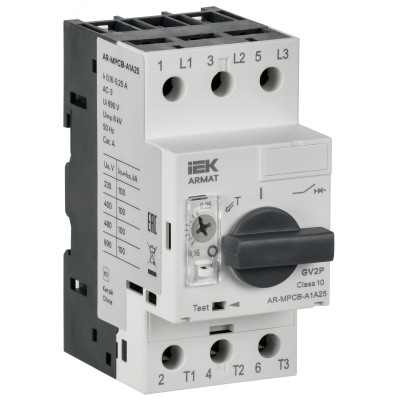 Выключатель автоматический защиты двигателя A1 GV2P 0,16-0,25А