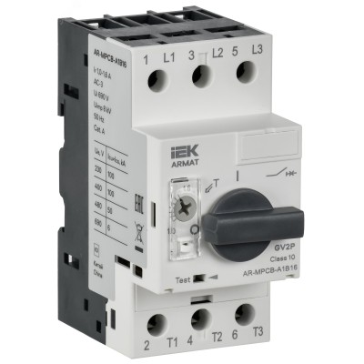Выключатель автоматический защиты двигателя A1 GV2P 1-1,6А