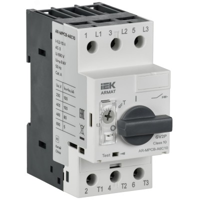 Выключатель автоматический защиты двигателя A6 GV2P 6,3-10А