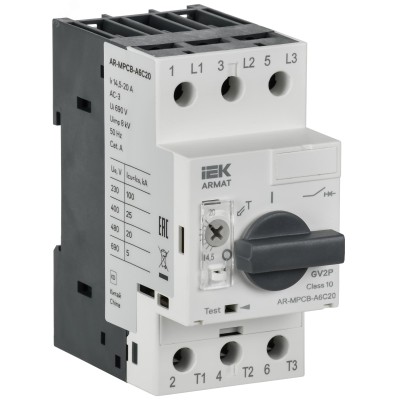 Выключатель автоматический защиты двигателя A6 GV2P 14,5-20А