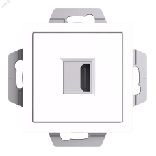 ATLASDESIGN РОЗЕТКА HDMI, механизм, БЕЛЫЙ