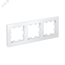 Рамка трехпостовая ATLASDESIGN универсальная белый