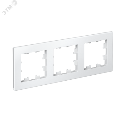 Рамка трехпостовая ATLASDESIGN универсальная белый