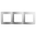 12-5003-03 ЭРА Рамка на 3 поста, Эра12, алюминий (15/150/2400)