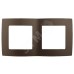 12-5002-13 ЭРА Рамка на 2 поста, Эра12, бронза (10/100/3600)
