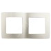 12-5002-15 ЭРА Рамка на 2 поста, Эра12, перламутр (10/100/3000)