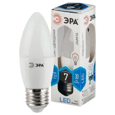 Лампочка светодиодная ЭРА STD LED B35-7W-840-E27 E27 / Е27 7Вт свеча нейтральный белый свет