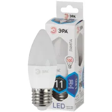 Лампочка светодиодная ЭРА STD LED B35-11W-840-E27 E27 / Е27 11Вт свеча нейтральный белый свeт