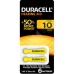 Батарейки Duracell ZA10-6BL (60/600/54000)
