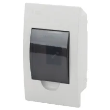 Корпус пластиковый встраиваемый ЭРА SIMPLE ЩРВ-П-04 IP41 прозрачная крышка белый