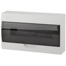 Корпус пластиковый навесной ЭРА SIMPLE ЩРН-П-18 IP41 прозрачная крышка белый