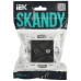 SKANDY Розетка двойная TV+SAT SK-A13T титан IEK
