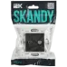 SKANDY Розетка двойная TV+SAT SK-A13T титан IEK