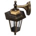Садово-парковый светильник ЭРА НБУ 06-60-001 бронза 6 гранный настенный IP44 Е27 max60Вт