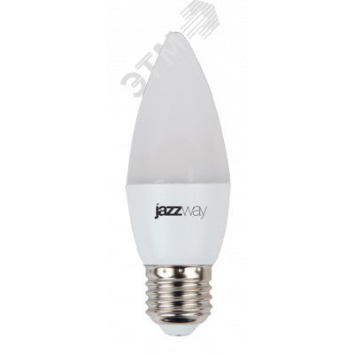 Лампа светодиодная LED 8 Вт 640Лм 3000К белая Е27 Свеча